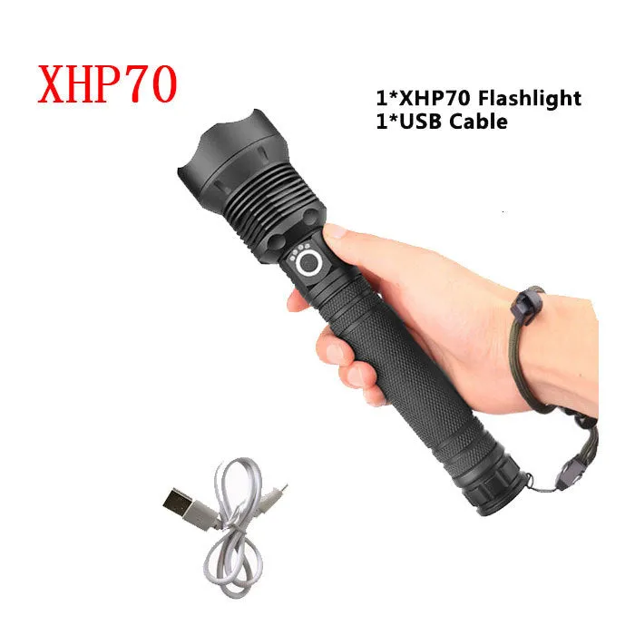 USB Charging Zoom P50 Flashlight