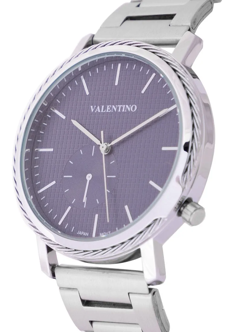 Valentino 20122348-BLUE DIAL Stainless Steel Strap  Analog Watch for Women