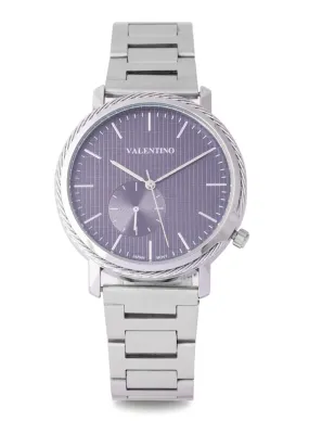 Valentino 20122348-BLUE DIAL Stainless Steel Strap  Analog Watch for Women