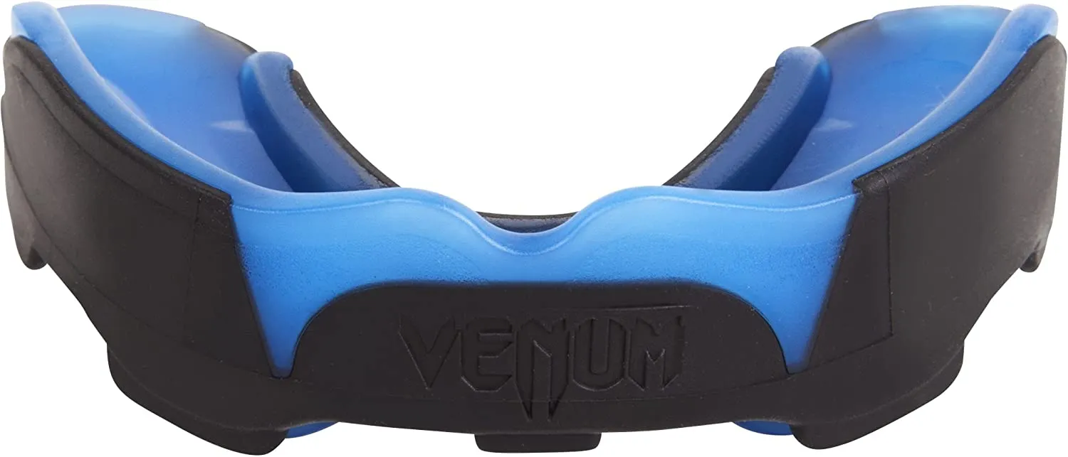 VENUM-0620 PREDATOR SPORTS MUAY THAI BOXING MMA MOUTHGUARD Senior Age 11  Black Blue