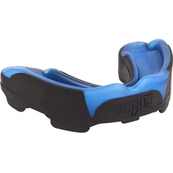 VENUM-0620 PREDATOR SPORTS MUAY THAI BOXING MMA MOUTHGUARD Senior Age 11  Black Blue