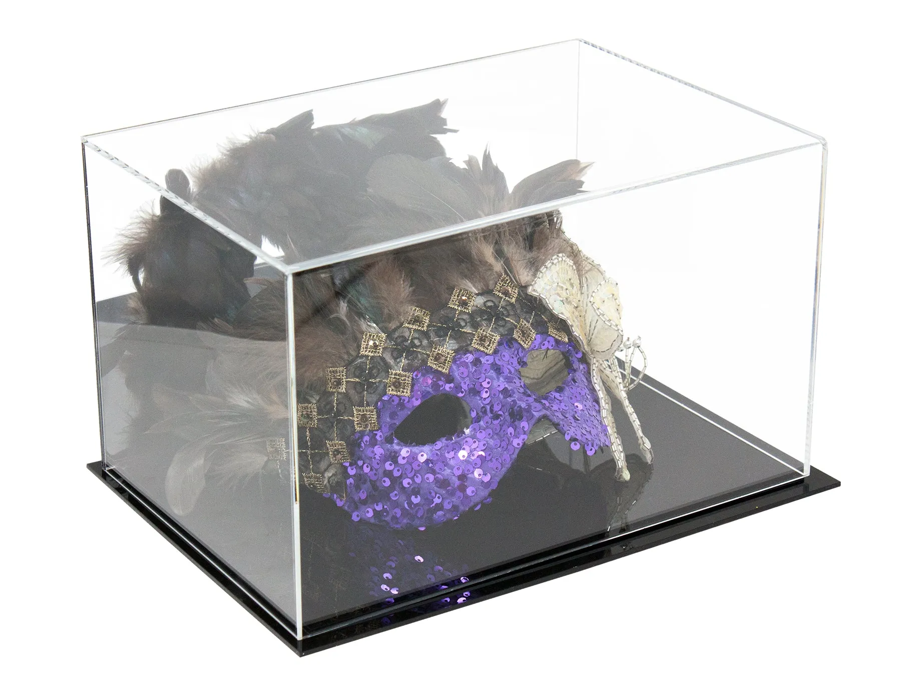 Versatile Display Case - Rectangle Box 12 x 8.25 x 7.25 - Clear (A018/V40)