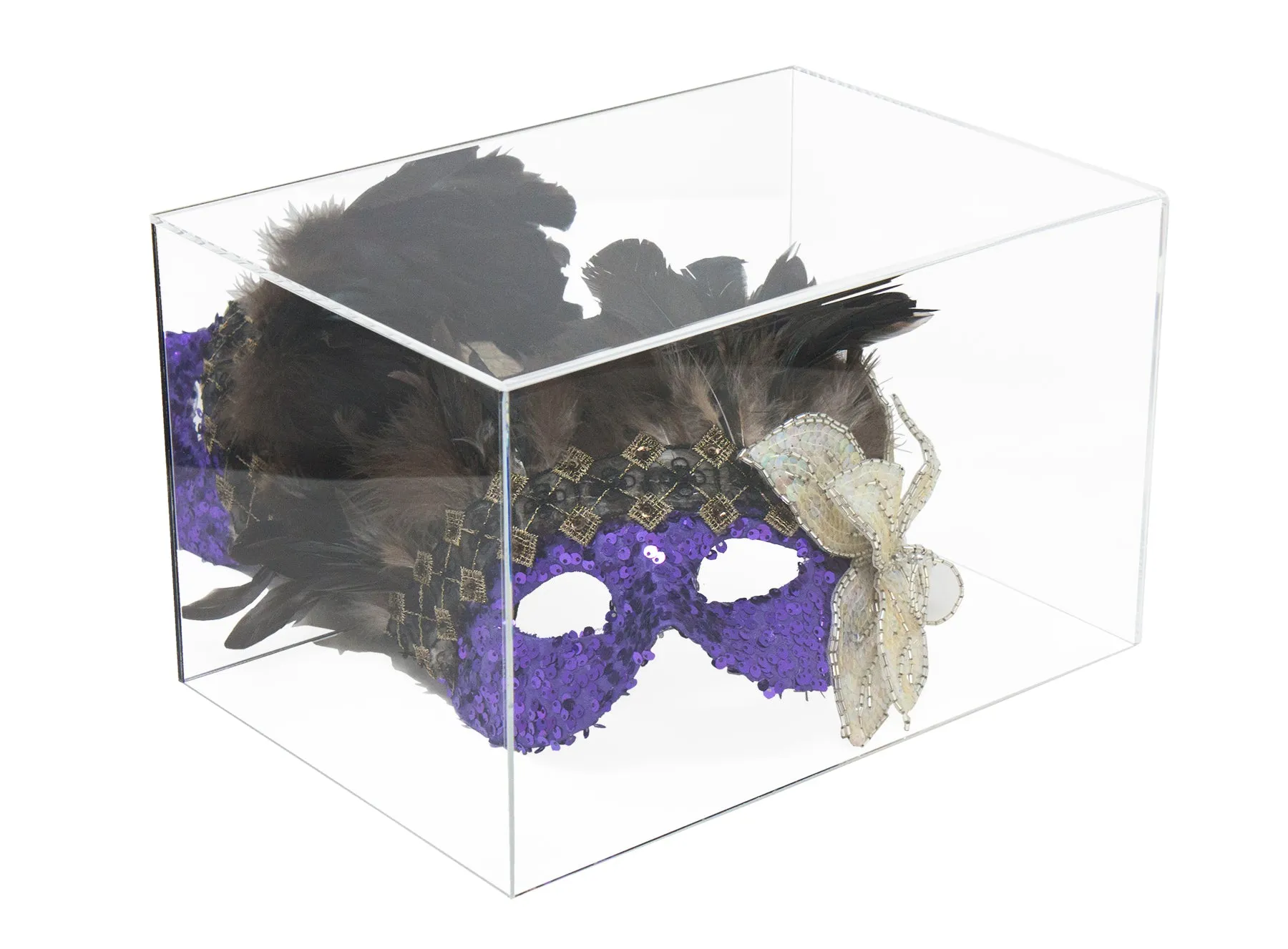 Versatile Display Case - Rectangle Box 12 x 8.25 x 7.25 - Clear (A018/V40)