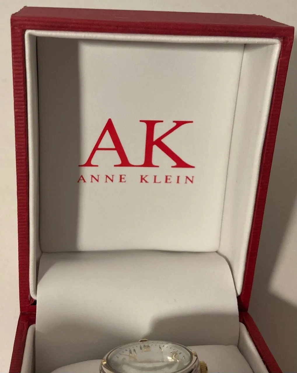 Vintage Anne Klein Wrist Watch, in Original Case, Fashion, Time, Clock, Clothing Accessory, Quality, Nice, In Box, Free Shipping in the U.S.