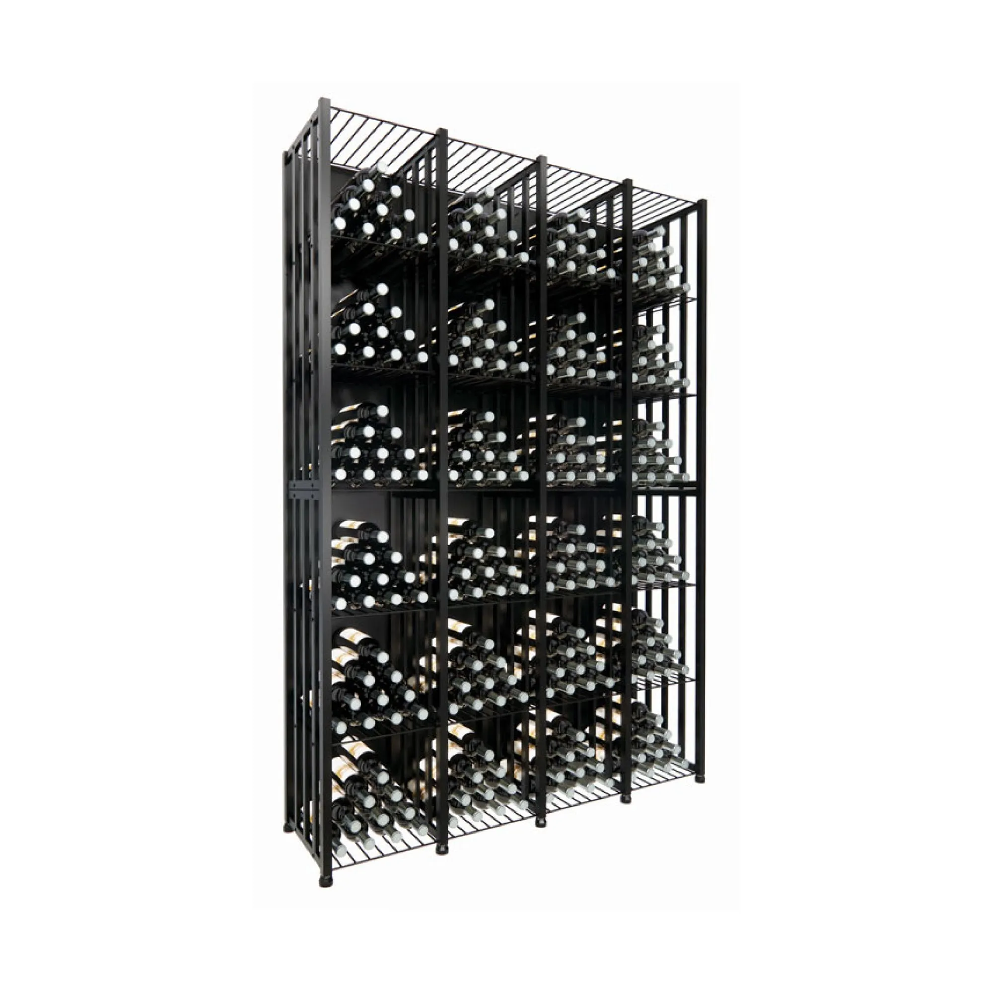 VintageView Case & Crate Bin 6 Kit (freestanding wine bottle storage with secure backs)