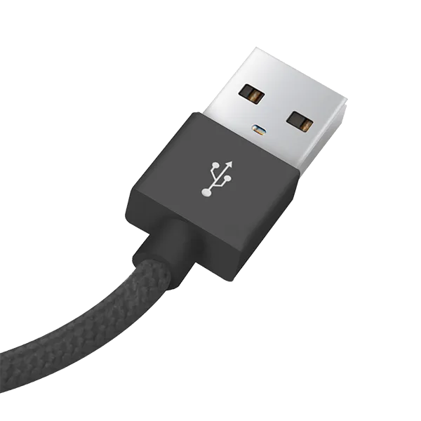 VOKAMO Lightning to USB Braided Rope Cable (7 Inch)