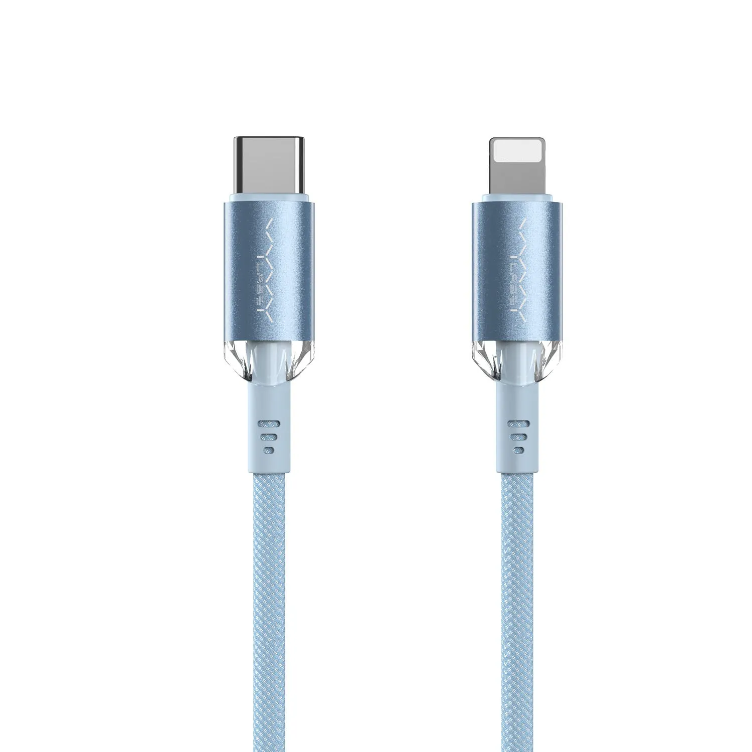 Vyvylabs Crystal Series Fast Charging Data Cable Type-C to Lightning 30W 1M - White