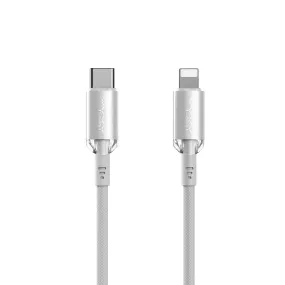 Vyvylabs Crystal Series Fast Charging Data Cable Type-C to Lightning 30W 1M - White