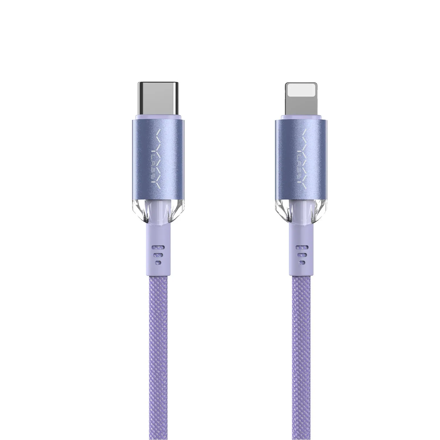 Vyvylabs Crystal Series Fast Charging Data Cable Type-C to Lightning 30W 1M - White