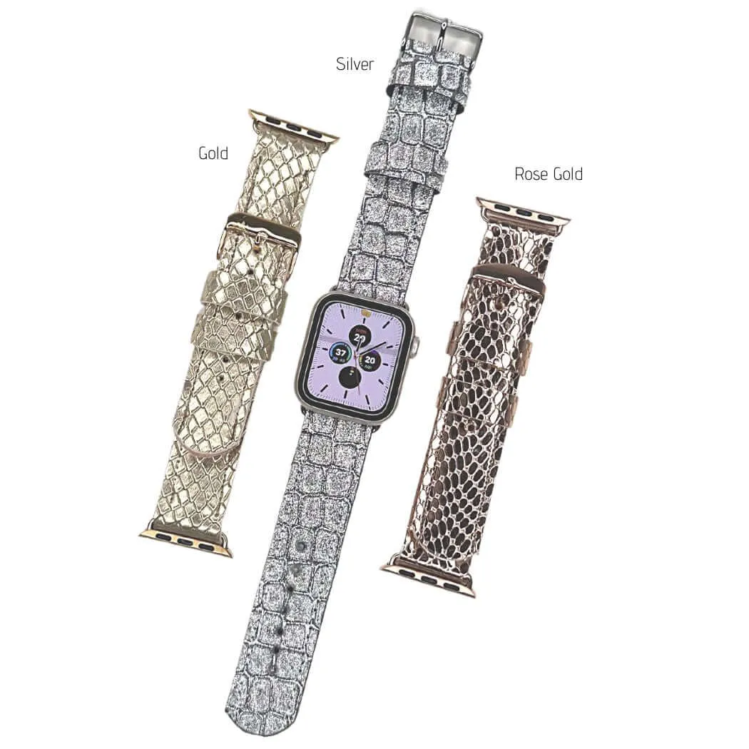 Watch Band For Apple Watch Metallic Colors