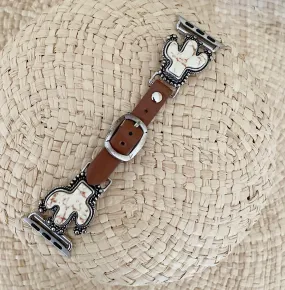 Western Cactus Apple Watch Leather Bands