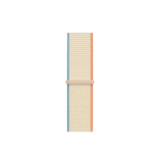 Woven Nylon Straps For Apple Watch-42/44/49mm New 2020 Edition(Cream)