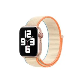 Woven Nylon Straps For Apple Watch-42/44/49mm New 2020 Edition(Cream)