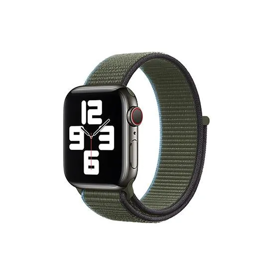 Woven Nylon Straps For Apple Watch-42/44/49mm New 2020 Edition(Cream)