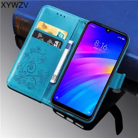 Xiaomi Redmi 7 Case Luxury PU Cover Flip Wallet Phone Case For Xiaomi Redmi 7 Back Cover For Xiaomi Redmi 7 Card Holder Fundas ^