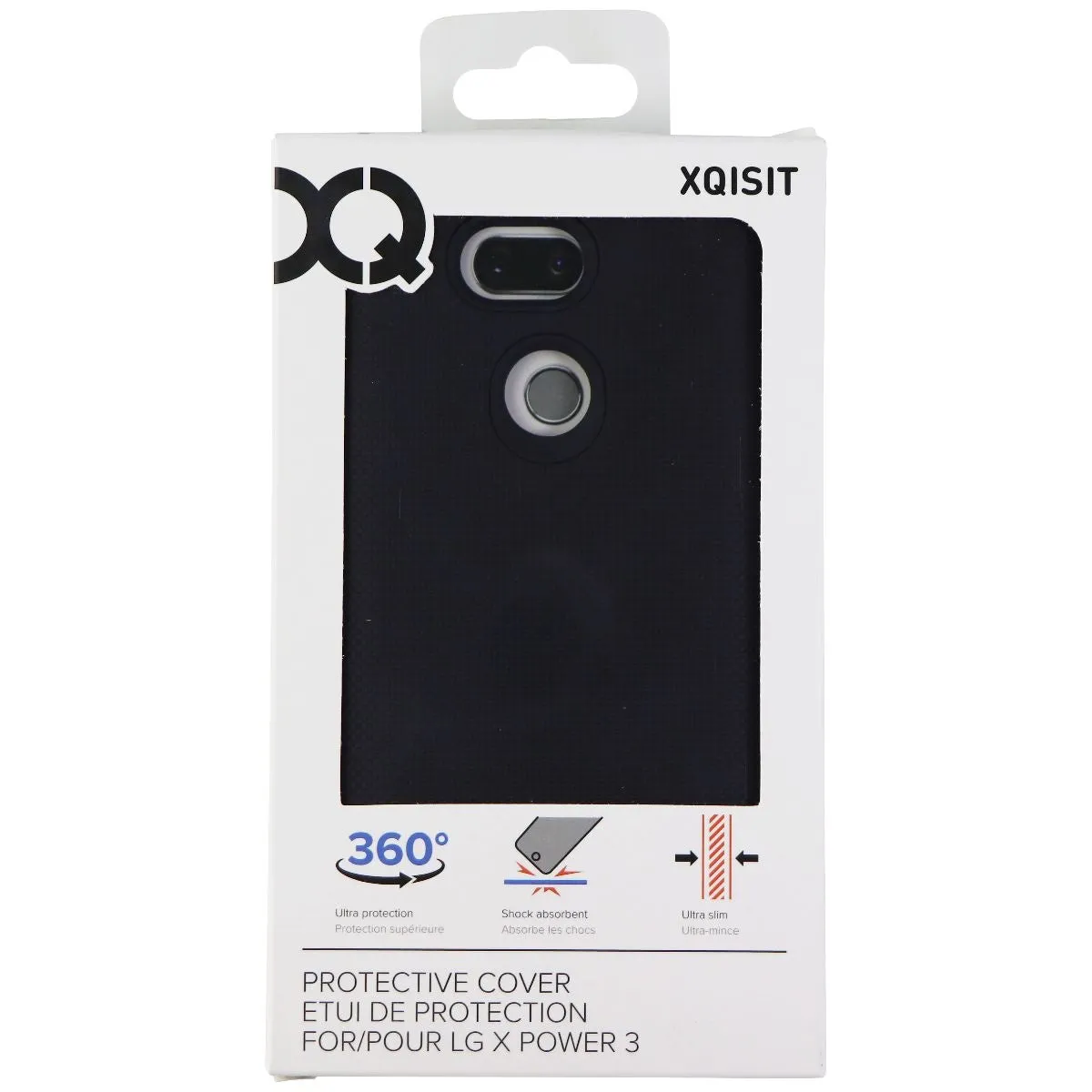 Xqisit Protective Cover for LG X Power 3 Smartphones - Black