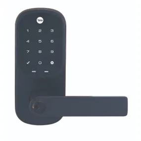 Yale Assure Keyed Lever Matt Black with Home Module