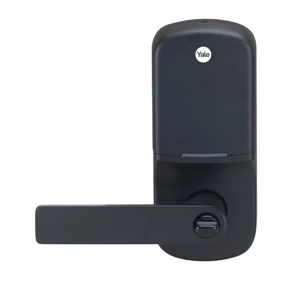 Yale Assure Keyed Lever Matt Black with Home Module