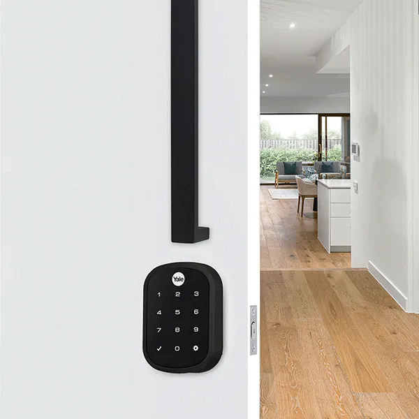 Yale Assure SL Electronic Digital Deadbolt Matt Black with Home Module