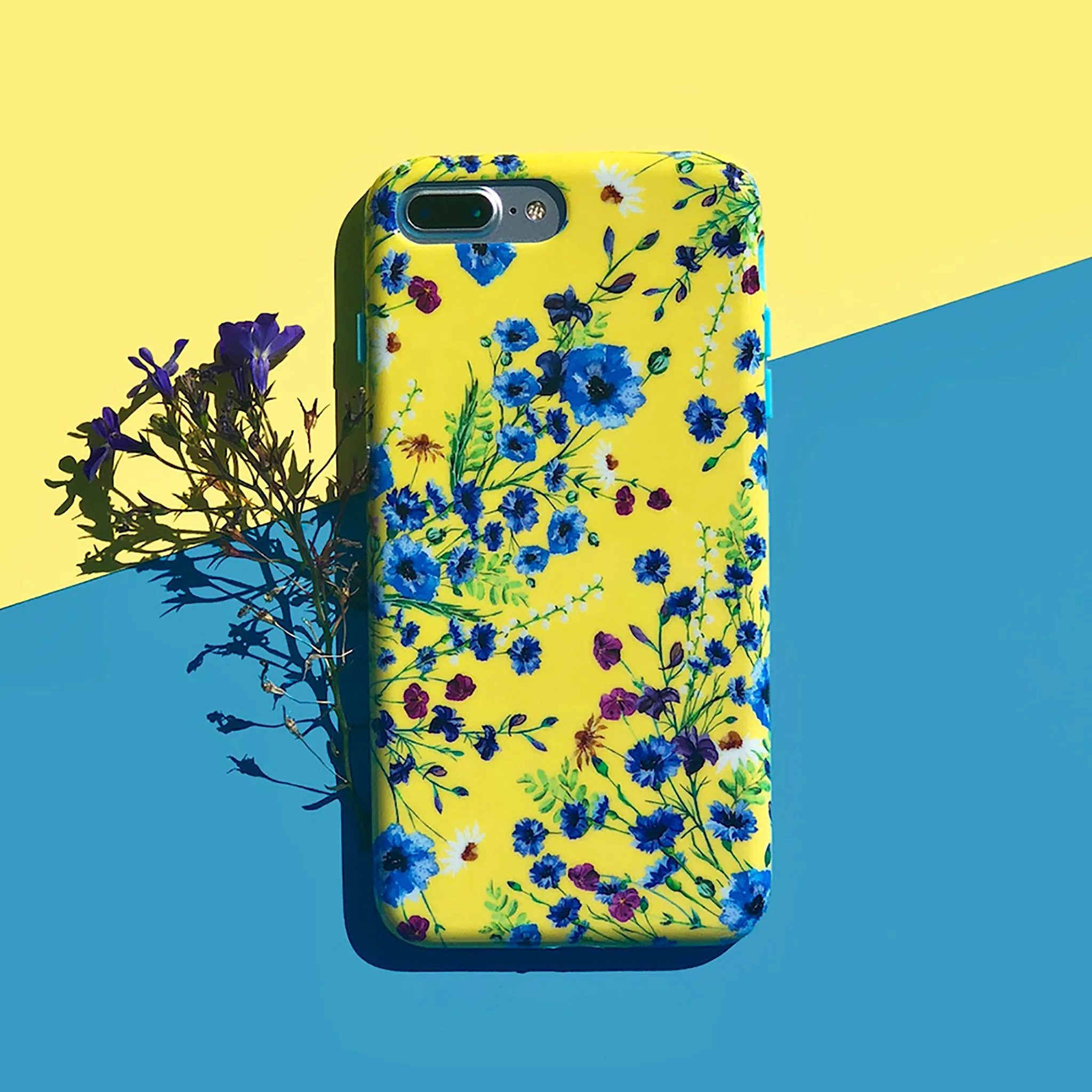 Yellow Wildflowers iPhone Case