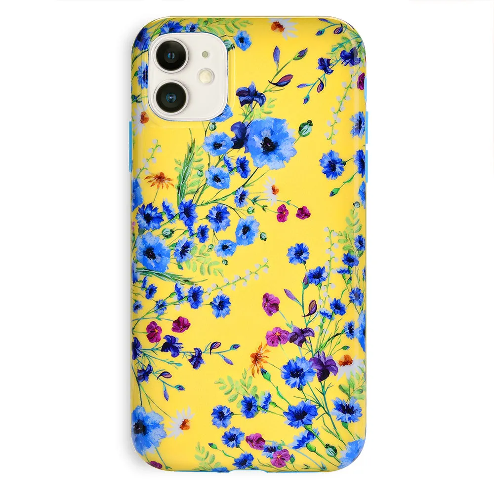 Yellow Wildflowers iPhone Case