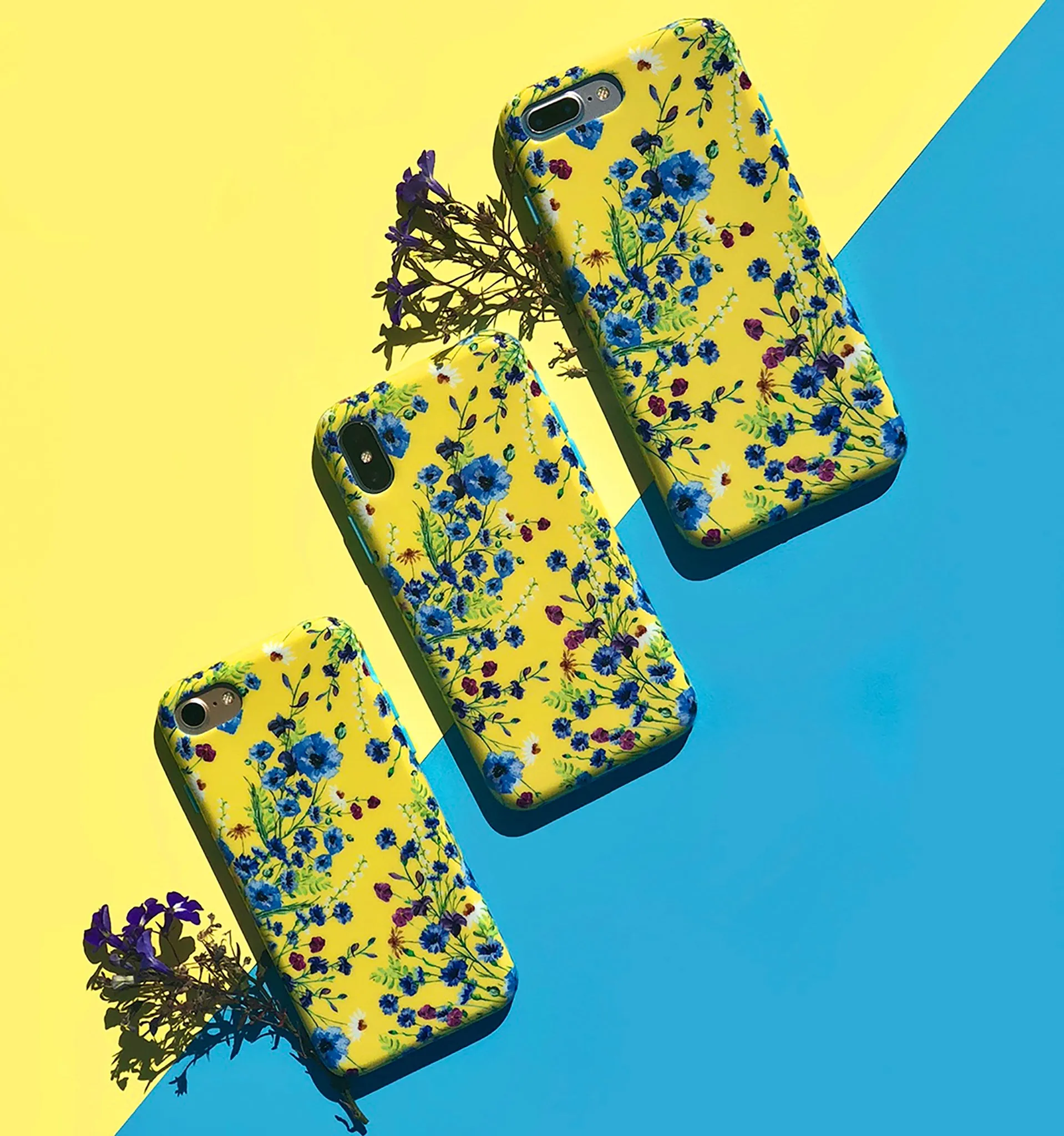 Yellow Wildflowers iPhone Case