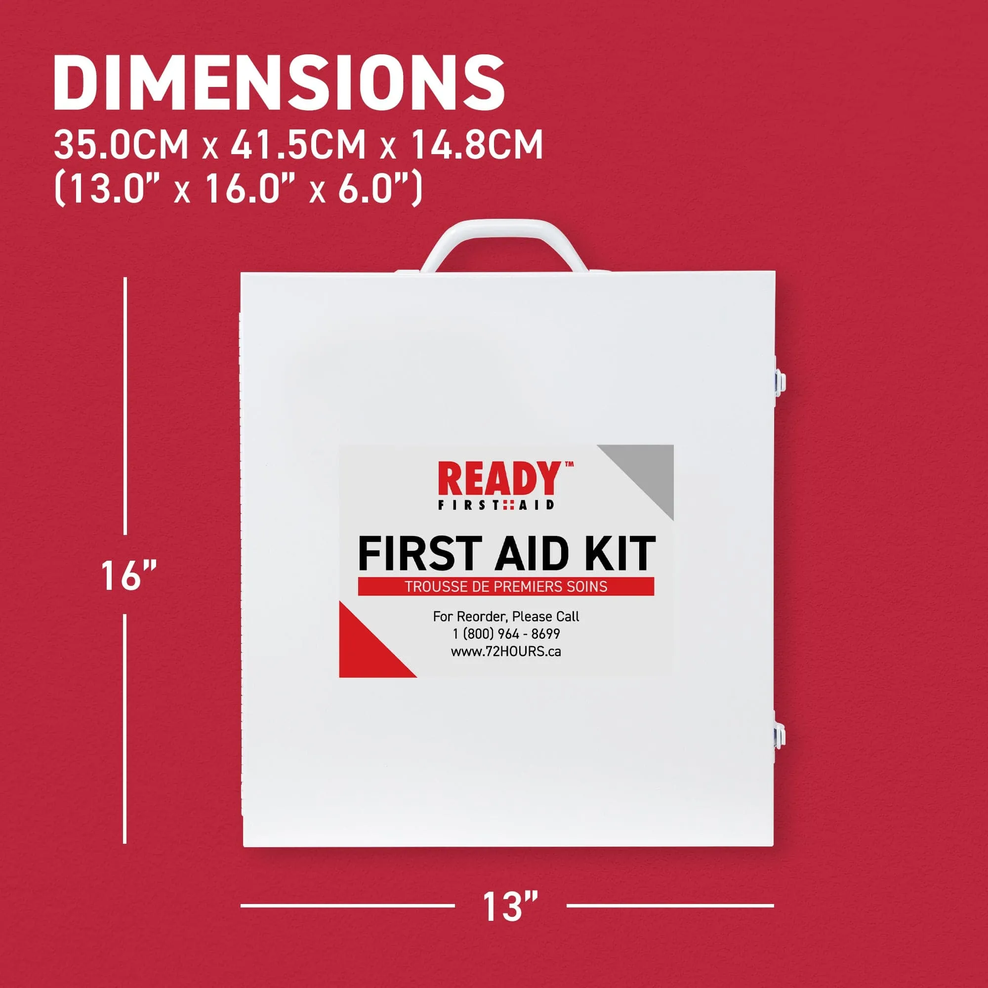 Yukon Level 3 First Aid Kit with Metal Cabinet